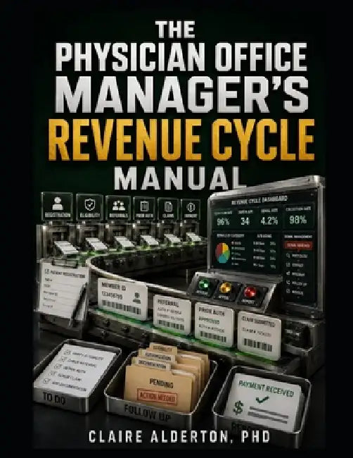 The Physician Office Manager's Revenue Cycle Manual: Registration, Eligibility, Referrals, Denials, Staff Roles, and Daily Operating Rhythms for Busy by Claire Alderton 