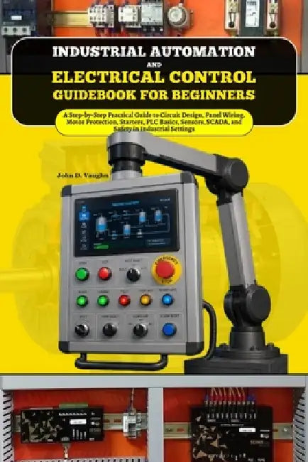 Industrial Automation and Electrical Control Guidebook for Beginners: A Step-by-Step Practical Guide to Circuit Design, Panel Wiring, Motor Protection by John D. Vaughn