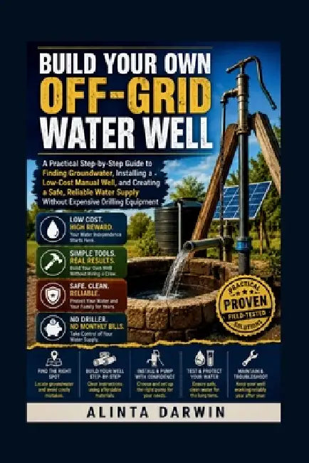Build Your Own Off-Grid Water Well: A Practical Step-by-Step Guide to Finding Groundwater, Installing a Low-Cost Manual Well, and Creating a Safe, Rel by Alinta Darwin