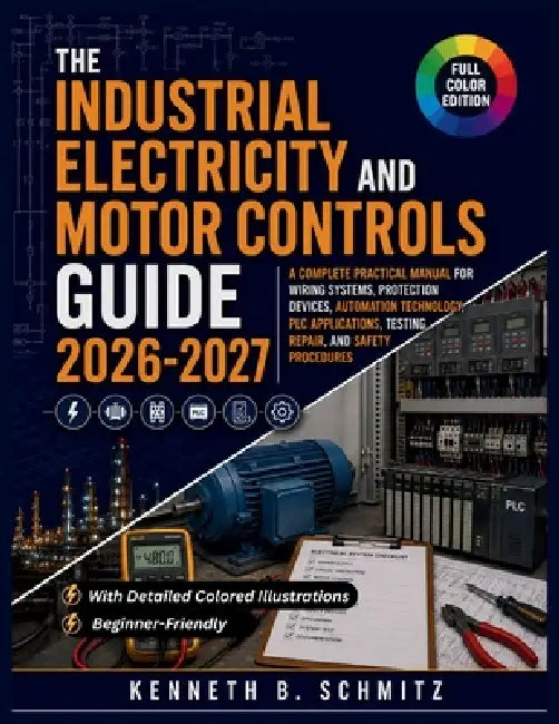 Industrial Electricity And Motor Controls Guide 2026-2027: A Complete Practical Manual for Wiring Systems, Protection Devices, Automation Technology, by Kenneth B. Schmitz