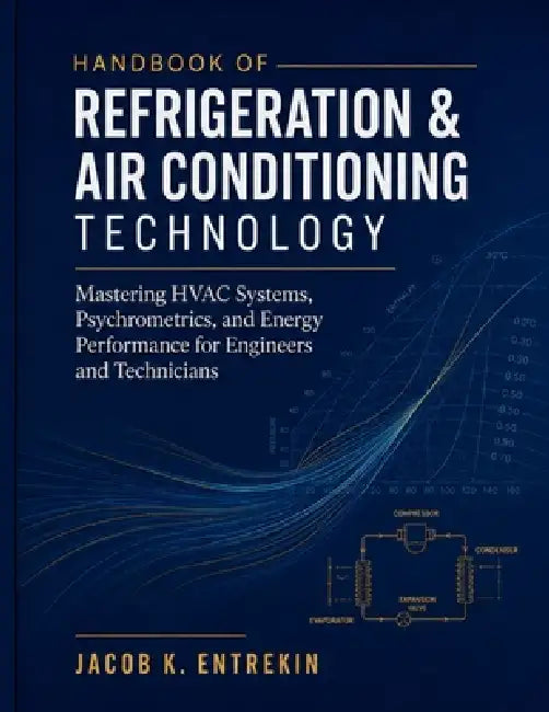 Refrigeration & Air Conditioning Technology: Mastering HVAC Systems, Psychrometrics, and Energy Performance for Engineers and Technicians by Jacob K. Entrekin