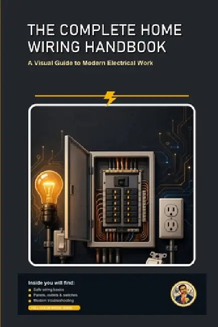 The Complete Home Wiring Handbook: A Beginner-Friendly, Step-by-Step Visual Guide to Modern Electrical Work by Afp