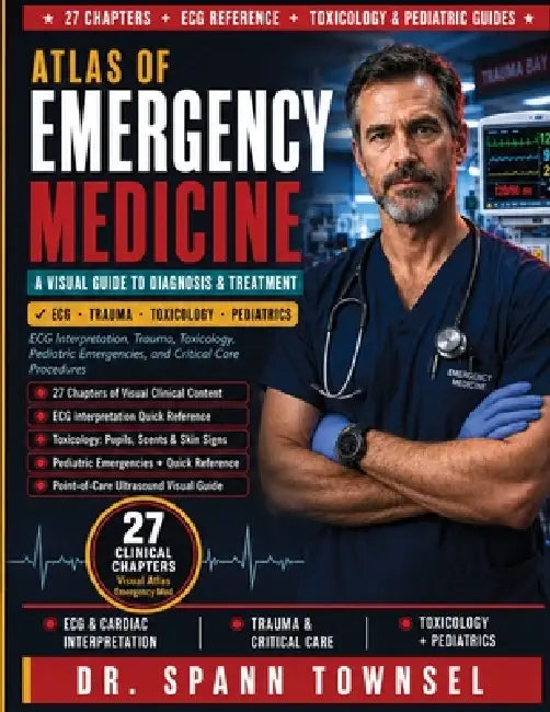 Atlas of Emergency Medicine: A Visual Guide to Diagnosis and Treatment - ECG Interpretation, Trauma, Toxicology, Pediatric Emergencies, and Critical C by Spann Townsel