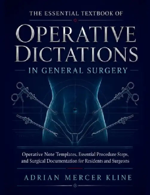 The Essential Textbook of Operative Dictations in General Surgery: Operative Note Templates, Essential Procedure Steps, and Surgical Documentation for by Adrian Mercer Kline