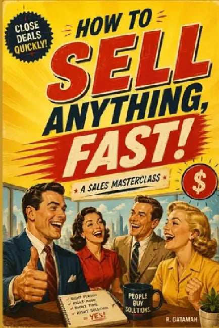 How to Sell Anything, Fast!: A Sales Masterclass for Closing More Deals, Building Trust, and Growing Your Income by R. Gatamah