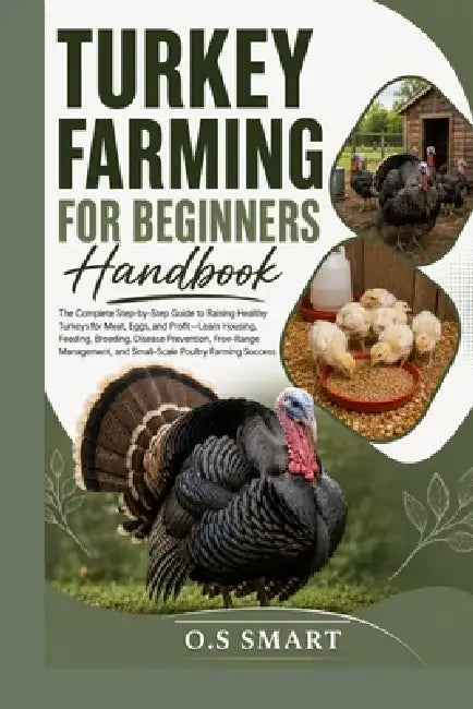 Turkey Farming for Beginners: The Complete Step-by-Step Guide to Raising Healthy Turkeys for Meat, Eggs, and Profit-Learn Housing, Feeding, Breeding, by O. S. Smart
