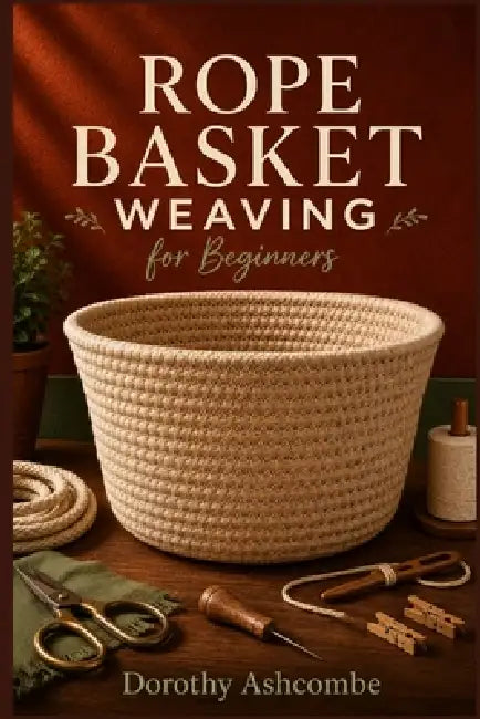 Rope Basket Weaving for Beginners: A Step-by-Step Guide to Understanding Techniques, Coiling, and Stitching 15 Handmade Basket Projects by Dorothy Ashcombe