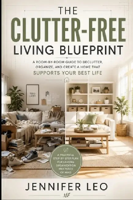 The Clutter-Free Living Blueprint: Practical Systems to Organize Every Room, Maximize Your Space, and Create a Home That Works for You by Jennifer Leo