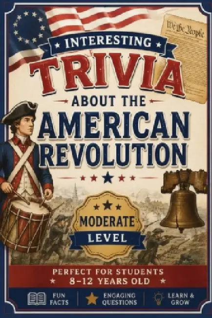 Interesting Trivia About the American Revolution: 100 Easy Trivia Questions for Kids Ages 8-12 by Doodleco