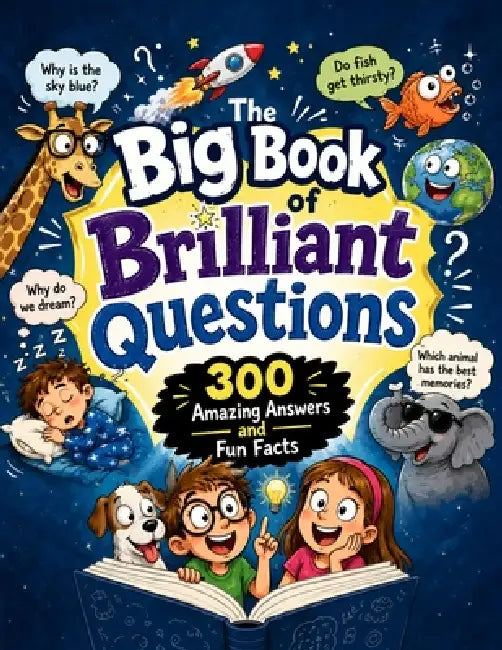 The Big Book of Brilliant Questions: 300 Amazing Answers and Fun Facts for Curious Kids Ages 6-12 by Laurentiu Ioan Voica