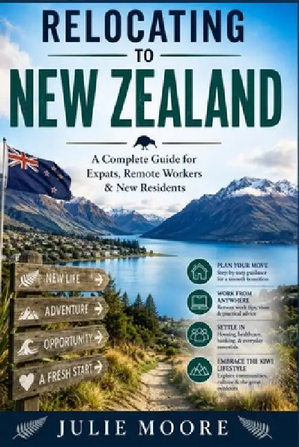 Relocating to New Zealand: A complete Guide for Expats, Remote Workers & New Residents by Julie Moore