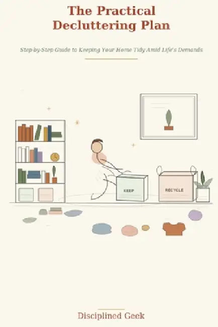 A Practical Decluttering Plan: Step-by-Step Guide to Keeping Your Home Tidy Amid Life's Demands by Diciplined Geek