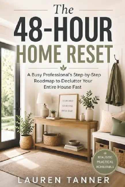 The 48-Hour Home Reset: A Busy Professional's Step-by-Step Roadmap to Declutter Your Entire House Fast by Bad Cat Press, Lauren Tanner