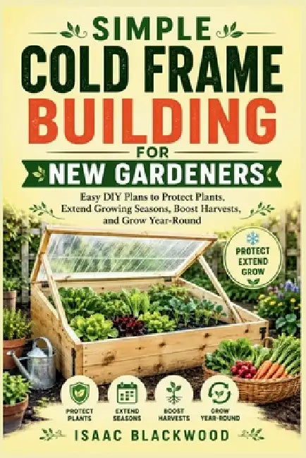 Simple Cold Frame Building for New Gardeners: Easy DIY Plans to Protect Plants, Extend Growing Seasons, Boost Harvests, and Grow Year-Round by Isaac Blackwood