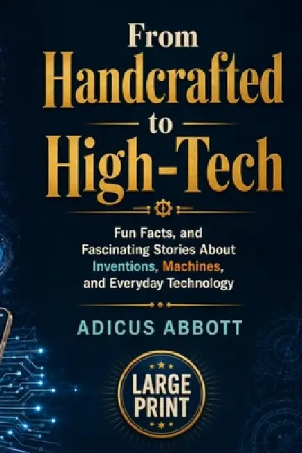 From Handcrafted to High Tech: Large Print Trivia, Fun Facts, and Fascinating Stories About Inventions, Machines, and Everyday Technology by Adicus Abbott