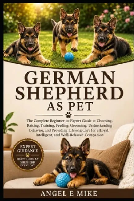German Shepherd as Pet: The Complete Beginner-to-Expert Guide to Choosing, Raising, Training, Feeding, Grooming, Understanding Behavior, and Providing by Angel E. Mike