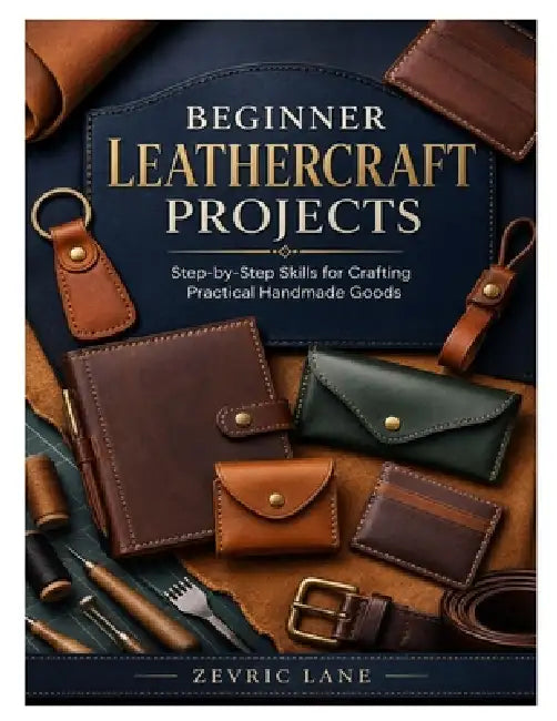 Beginner Leathercraft Projects: Step-by-Step Skills for Crafting Practical Handmade Goods by Zevric Lane