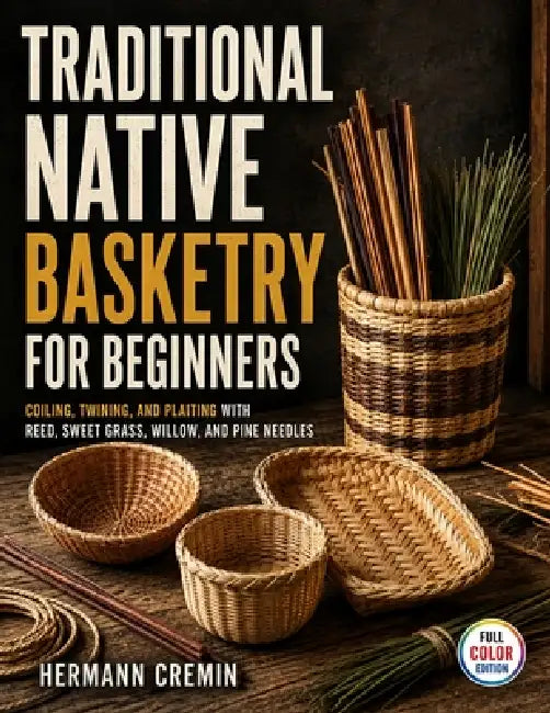 Traditional Native Basketry for Beginner: Coiling, Twining, and Plaiting with Reed, Sweet Grass, Willow, and Pine Needles by Hermann Cremin