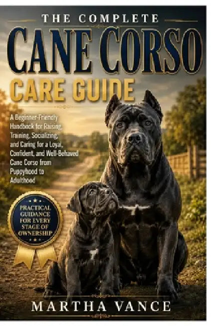 The Complete Cane Corso Care Guide: A Beginner-Friendly Handbook for Raising, Training, Socializing, and Caring For a Loyal, Confident, and Well-Behav by Martha Vance