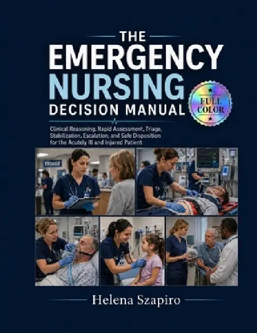 The Emergency Nursing Decision Manual: Clinical Reasoning, Rapid Assessment, Triage, Stabilization, Escalation, and Safe Disposition for the Acutely I by Helena Szapiro