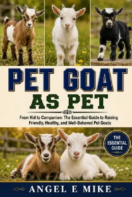 Pet Goat as Pet: From Kid to Companion: The Essential Guide to Raising Friendly, Healthy, and Well-Behaved Pet Goats by Angel E. Mike