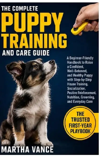 The Puppy Training & Care Guide: A Beginner-Friendly Handbook to Raise a Confident, Well-Behaved, and Healthy Puppy with Step-By-Step House Training, by Martha Vance