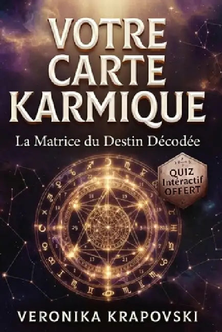 VOTRE CARTE KARMIQUE Votre Matrice du Destin: Décoder facilement vos vies antérieures et votre chemin de vie par la numérologie ancestrale by Veronika Krapovski