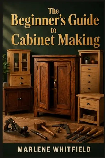 The Beginner's Guide to Cabinet Making: A Step-by-Step Guide to Tools, Measuring, Joinery, and Building Your First Cabinet by Marlene Whitfield