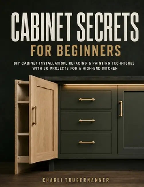 Cabinet Secrets for Beginners: DIY Cabinet Installation, Refacing & Painting Techniques With 30 Projects for a High-End Kitchen by Charli Trugernanner