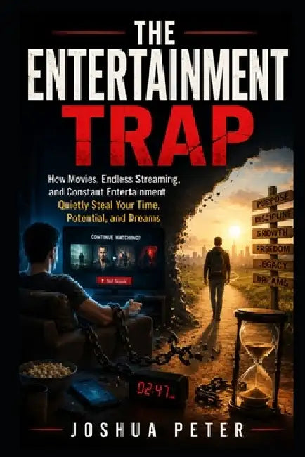 The Entertainment Trap: How Movies, Endless Streaming, and Constant Entertainment Quietly Steal Your Time, Potential, and Dreams by Joshua Peter