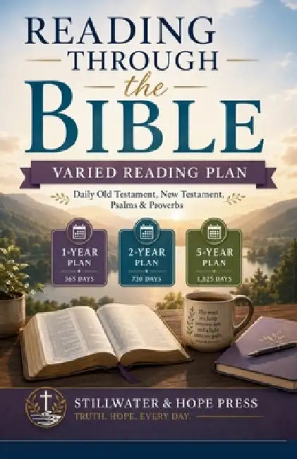 Reading Through the Bible: Varied Reading Plan: Daily Old Testament, New Testament Psalms & Proverbs by Stillwater &. Hope Press