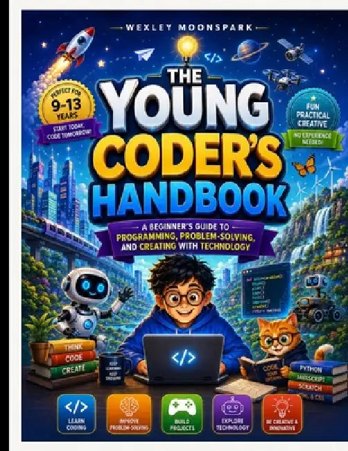 The Young Coder's Handbook: A Beginner's Guide to Programming, Problem-Solving, and Creating with Technology by Wexley Moonspark