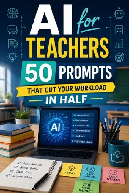 AI for Teachers 50 Prompts That Cut Your Workload in Half by Sachin Wasnik