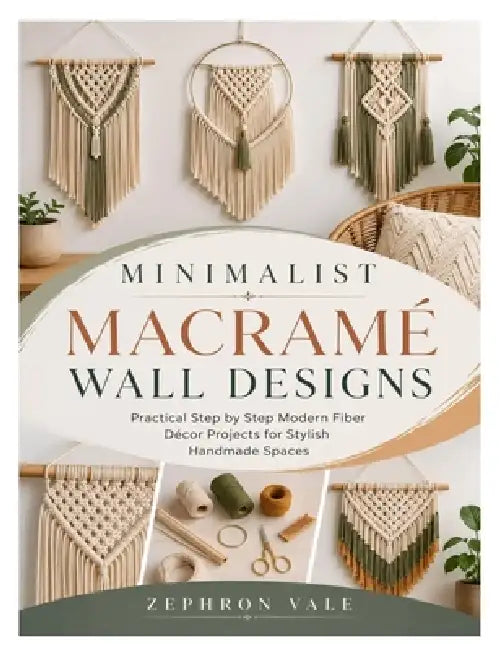 Minimalist Macramé Wall Designs: Practical Step by Step Modern Fiber Décor Projects for Stylish Handmade Spaces by Zephron Vale
