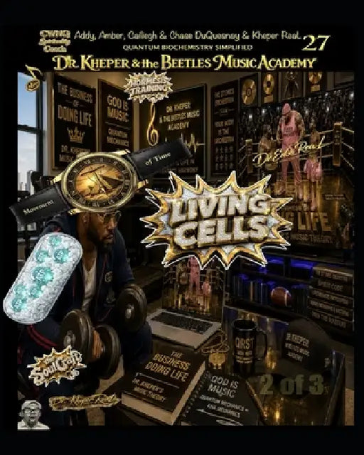Dr. Kheper & the Beetles Music Academy: QUANTUM BIOCHEMISTRY SIMPLIFIED: Living Cells by Addy Duquesnay, Chase Duquesnay, Amber Duquesnay