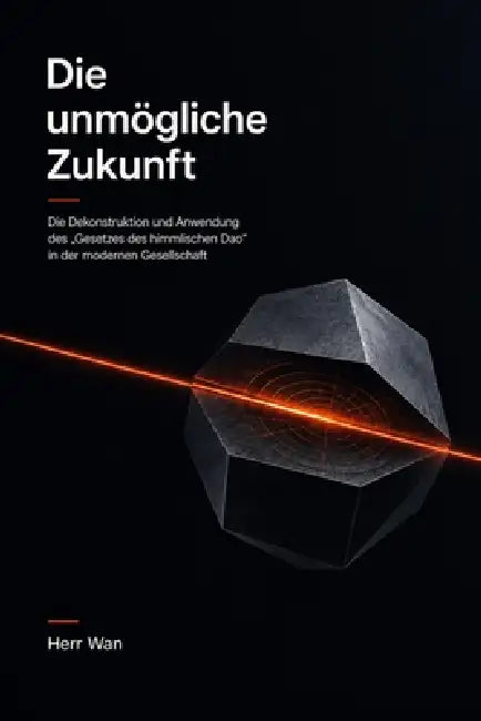 Die unmögliche Zukunft: Die Dekonstruktion und Anwendung des "Gesetzes des himmlischen Dao" in der modernen Gesellschaft by Herr Wan