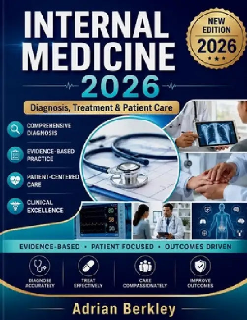 Internal Medicine 2026: Comprehensive Clinical Reference for Diagnosis, Evidence-Based Treatment, Patient-Centered Care, Preventive Medicine & Healthc by Adrian Berkley