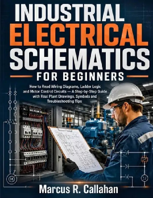 Industrial Electrical Schematics for Beginners: How to Read Wiring Diagrams, Ladder Logic and Motor Control Circuits - A Step-by-Step Guide with Real by Marcus R. Callahan