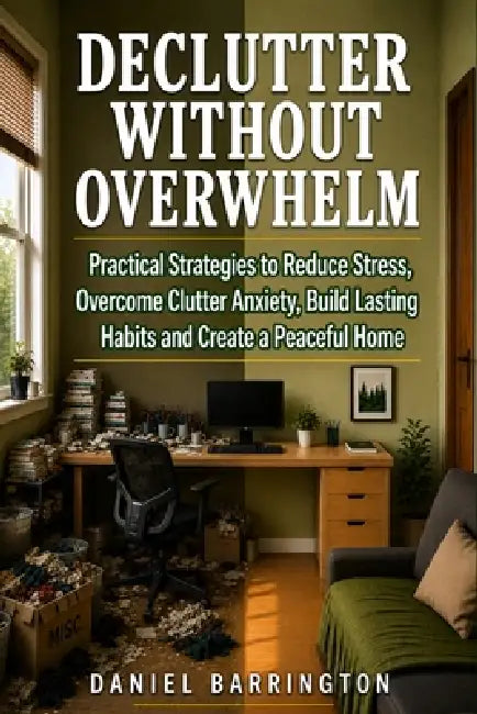 Declutter Without Overwhelm: Practical Strategies to Reduce Stress, Overcome Clutter Anxiety, Build Lasting Habits and Create a Peaceful Home by Daniel Barrington