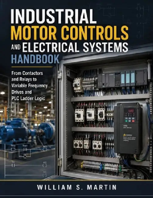 Industrial Motor Controls and Electrical Systems Handbook: From Contactors and Relays to Variable Frequency Drives and PLC Ladder Logic by William S. Martin