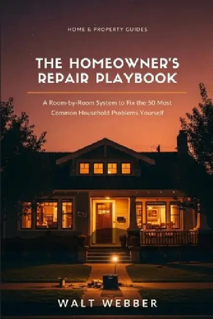 The Homeowner's Repair Playbook: A Room-by-Room System to Fix the 50 Most Common Household Problems Yourself and Know Exactly When to Call a Pro by Walt Webber