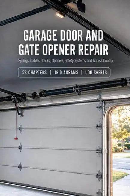 Garage Door and Gate Opener Repair: Springs, Rollers, Cables, Openers and Driveway Gates: Diagnosis, Safe Repairs, Adjustment and Maintenance by Talor Press