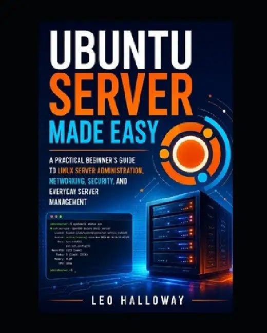 Ubuntu Server Made Easy: A Practical Beginner's Guide to Linux Server Administration, Networking, Security, and Everyday Server Management by Leo Halloway