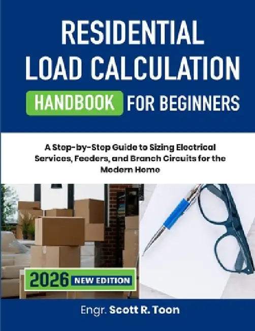 Residential Load Calculation Handbook for Beginners: A Step-by-Step Guide to Sizing Electrical Services, Feeders, and Branch Circuits for the Modern H by Scott R. Toon