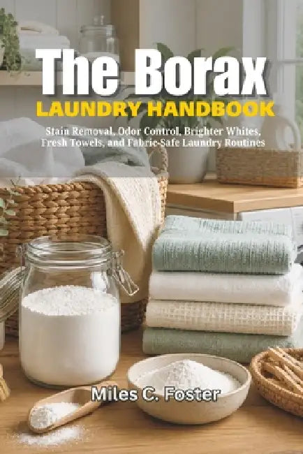 The Borax Laundry Handbook: Stain Removal, Odor Control, Brighter Whites, Fresh Towels, and Fabric-Safe Laundry Routines by Miles C. Foster