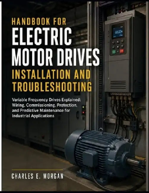 Handbook for Electric Motor Drives Installation and Troubleshooting: Variable Frequency Drives Explained Wiring, Commissioning, Protection, and Predic by Charles E. Morgan