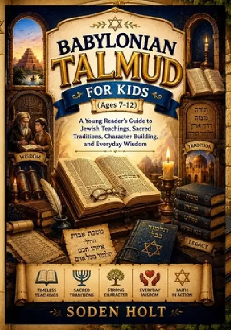 Babylonian Talmud for Kids (Ages 7-12): A Young Reader's Guide to Jewish Teachings, Sacred Traditions, Character Building, and Everyday Wisdom by Soden Holt