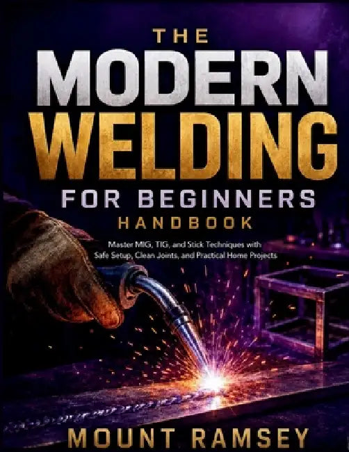 The Modern Welding for Beginners Handbook: Master MIG, TIG, and Stick Techniques with Safe Setup, Clean Joints, and Practical Home Projects by Mount Ramsey