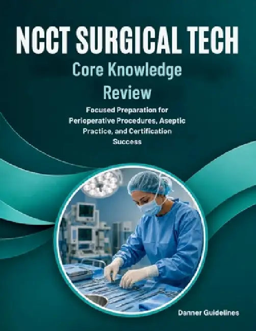 NCCT Surgical Tech Core Knowledge Review: Focused Preparation for Perioperative Procedures, Aseptic Practice, and Certification Success by Danner Guidelines