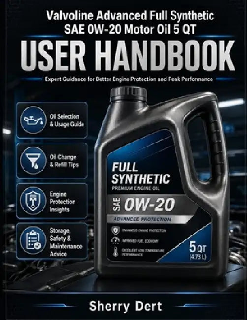 Valvoline Advanced Full Synthetic SAE OW-20 Motor 0il 5 QT User Handbook: Guide to Better Engine Protection and Peak Performance by Sherry Dert